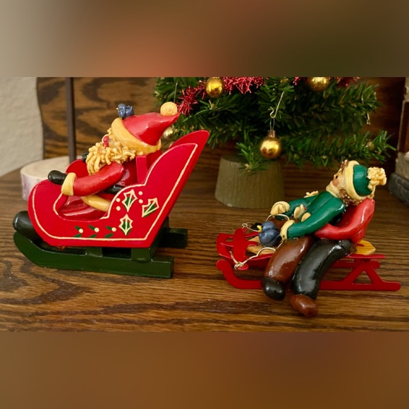 Vintage Dough Art Christmas Figures - Picture 5 of 8